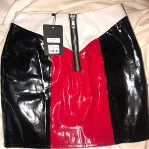 Patent Skirt NWT🌹